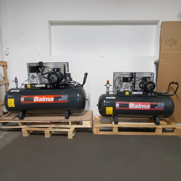 Pístové kompresory Balma